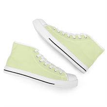 Load image into Gallery viewer, Ti Amo I love you  - Exclusive Brand - Beryl Green - Unisex High-Top Canvas Shoes - White Soles
