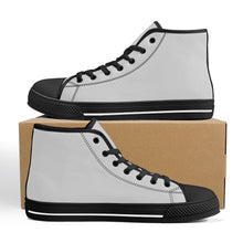 Load image into Gallery viewer, Ti Amo I love you - Exclusive Brand - High-Top Canvas Shoes - Black Soles
