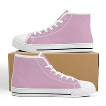 Load image into Gallery viewer, Ti Amo I love you - Exclusive Brand - High-Top Canvas Shoes - White Soles
