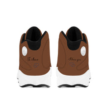 Load image into Gallery viewer, Ti Amo I love you  - Exclusive Brand  - Barrel - Mens / Womens - Unisex Basketball Shoes - Black Laces
