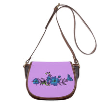 Load image into Gallery viewer, Ti Amo I love you - Exclusive Brand - Perfume - Blue Floral -  Saddle Bag
