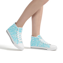 Load image into Gallery viewer, Ti Amo I love you - Exclusive Brand  - High-Top Canvas Shoes - White Soles
