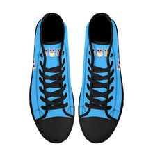 Load image into Gallery viewer, Ti Amo I love you - Exclusive Brand - High-Top Canvas Shoes - Black Soles
