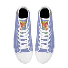 Load image into Gallery viewer, Ti Amo I love you - Exclusive Brand  - High-Top Canvas Shoes - White Soles
