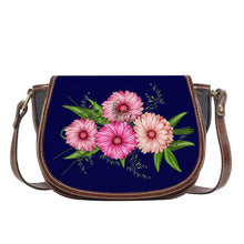 Load image into Gallery viewer, Ti Amo I love you - Exclusive Brand - Stratos - Pink Floral - Saddle Bag
