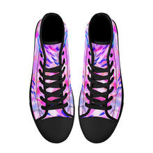 Load image into Gallery viewer, Ti Amo I love you - Exclusive Brand - High-Top Canvas Shoes - Black Soles
