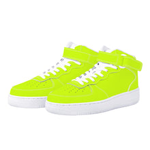 Load image into Gallery viewer, Ti Amo I love you - Exclusive Brand - Artic Lime - High Top Unisex Sneakers
