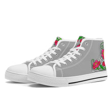 Load image into Gallery viewer, Ti Amo I love you - Exclusive Brand - High-Top Canvas Shoes - White Soles
