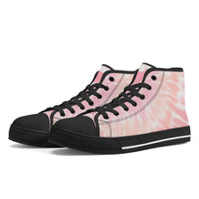 Load image into Gallery viewer, Ti Amo I love you - Exclusive Brand - High-Top Canvas Shoes - Black Soles
