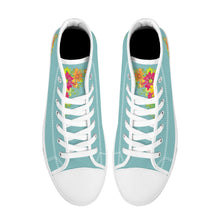 Load image into Gallery viewer, Ti Amo I love you - Exclusive Brand  - High-Top Canvas Shoes - White Soles
