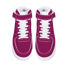 Load image into Gallery viewer, Ti Amo I love you - Exclusive Brand - Beet - High Top Unisex Sneakers
