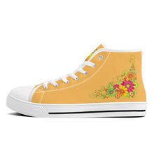 Load image into Gallery viewer, Ti Amo I love you - Exclusive Brand - High-Top Canvas Shoes - White Soles
