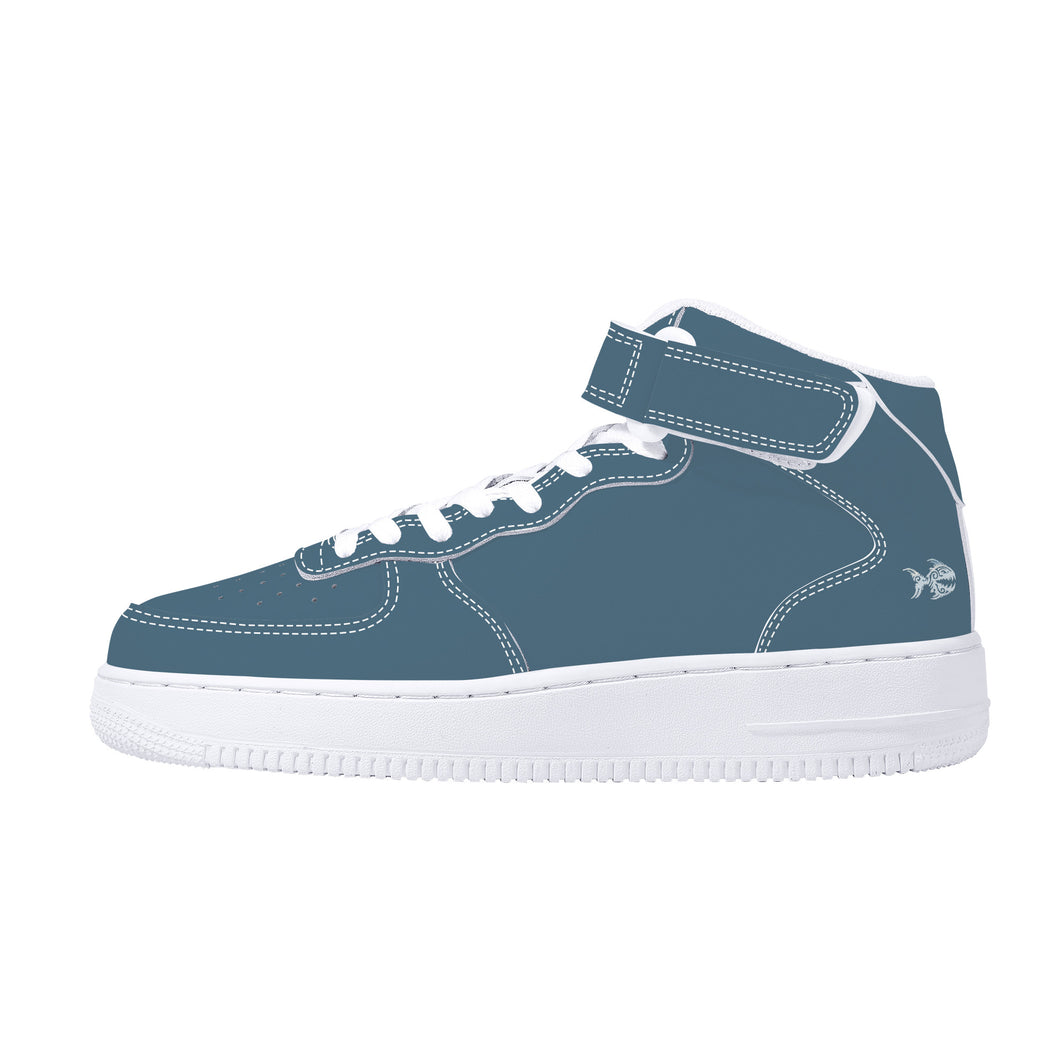 Ti Amo I love you - Exclusive Brand - Agean Blue - High Top Unisex Sneakers