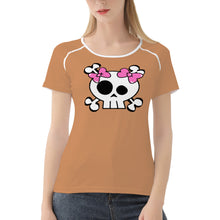 Load image into Gallery viewer, Ti Amo I love you - Exclusive Brand - Whiskey - Skeleton  - Women&#39;s T shirt - Sizes XS-2XL
