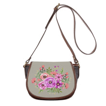 Load image into Gallery viewer, Ti Amo I love you - Exclusive Brand - Thunder - Floral Bouquet - Saddle Bag
