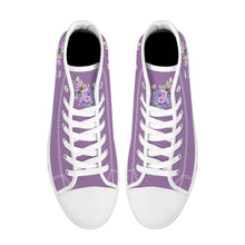 Load image into Gallery viewer, Ti Amo I love you - Exclusive Brand - High-Top Canvas Shoes - White Soles
