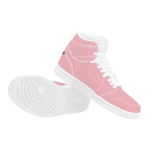 Load image into Gallery viewer, Ti Amo I love you - Exclusive Brand  - Mandys Pink - Skeleton Hands with Heart - High Top Synthetic Leather Sneaker - Ti Amo I love you
