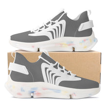 Load image into Gallery viewer, Ti Amo I love you - Exclusive Brand  - Dove Gray - Mens / Womens - Air Max React Sneakers - White Soles
