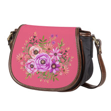 Load image into Gallery viewer, Ti Amo I love you - Exclusive Brand - Frolly 2 - Floral Bouquet -  Saddle Bag
