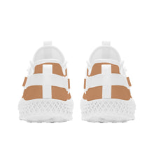 Load image into Gallery viewer, Ti Amo I love you - Exclusive Brand  - Whiskey -  Double Heart - Womens Mesh Knit Shoes - White Soles
