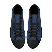 Load image into Gallery viewer, Ti Amo I love you - Exclusive Brand - High-Top Canvas Shoes - Black Soles
