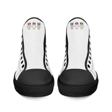 Load image into Gallery viewer, Ti Amo I love you - Exclusive Brand - High-Top Canvavs Shoes - Black Soles
