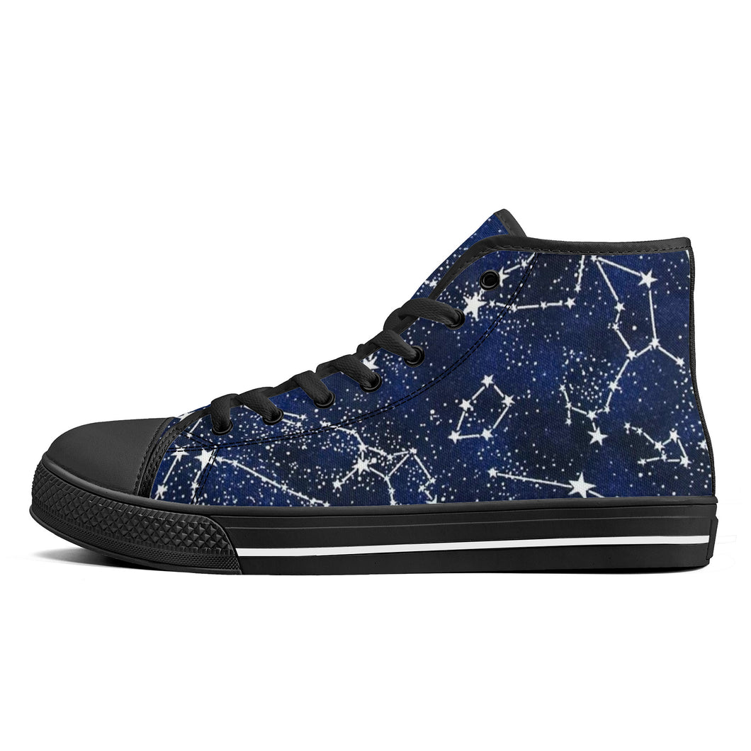 Ti Amo I love you  - Exclusive Brand  - High-Top Canvas Shoes - Black Soles