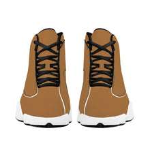 Load image into Gallery viewer, Ti Amo I love you  - Exclusive Brand  - Aged Copper Brown - Mens / Womens - Unisex Basketball Shoes - Black Laces
