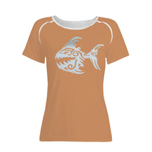 Load image into Gallery viewer, Ti Amo I love you - Exclusive Brand  - Whiskey - Angry Fish - Women&#39;s T shirt
