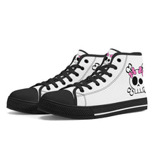 Load image into Gallery viewer, Ti Amo I love you - Exclusive Brand - High-Top Canvas Shoes - Black Soles
