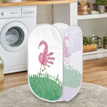 Load image into Gallery viewer, Ti Amo I love you - Exclusive Brand - Toddlers Drawing -  Laundry Hampers White
