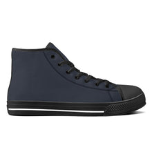 Load image into Gallery viewer, Ti Amo I love you - Exclusive Brand - High-Top Canvas Shoes - Black Soles
