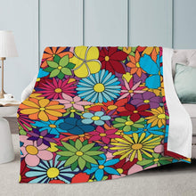 Load image into Gallery viewer, Ti Amo I love you - Exclusive Brand - Colorful Flowers - Blankets
