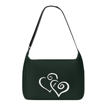 Load image into Gallery viewer, Ti Amo I love you - Exclusive Brand - Blackboard - Double White Heart - Journey Computer Shoulder Bag
