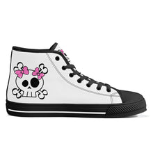 Load image into Gallery viewer, Ti Amo I love you - Exclusive Brand - High-Top Canvas Shoes - Black Soles
