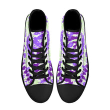 Load image into Gallery viewer, Ti Amo I love you - Exclusive Brand - High-Top Canvas Shoes - Black Soles
