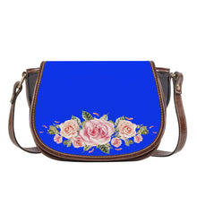 Load image into Gallery viewer, Ti Amo I love you - Exclusive Brand - Blue Blue Eyes - Roses - Saddle Bag
