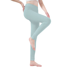 Load image into Gallery viewer, Ti Amo I love you - Exclusive Brand - Jungle Mist - White Daisy - Yoga Leggings
