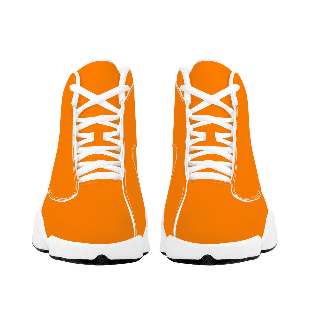 Ti Amo I love you - Exclusive Brand  - Amber Orange - Mens / Womens - Unisex  Basketball Shoes - White Laces
