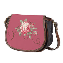 Load image into Gallery viewer, Ti Amo I love you - Exclusive Brand - Contessa 2 - Rose -  Saddle Bag
