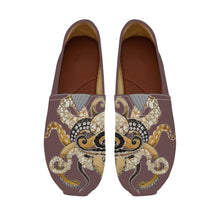 Load image into Gallery viewer, Ti Amo I love you  - Exclusive Brand  - Brown Octopus - Casual Flat Driving Shoe
