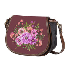 Load image into Gallery viewer, Ti Amo I love you - Exclusive Brand - Loganberry - Floral Bouquet - Saddle Bag
