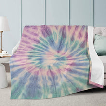 Load image into Gallery viewer, Ti Amo I love you - Exclusive Brand  - Pastel Tie-Dye - Mocro Fleece Blankets
