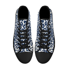 Load image into Gallery viewer, Ti Amo I love you - Exclusive Brand - High-Top Canvas Shoes - Black Soles
