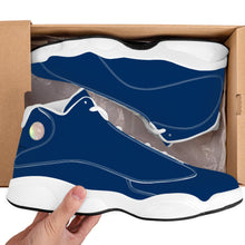 Load image into Gallery viewer, Ti Amo I love you - Exclusive Brand  - Astros Navy - Mens / Womens - Unisex  Basketball Shoes - White Laces
