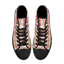 Load image into Gallery viewer, Ti Amo I love you - Exclusive Brand - High-Top Canvas Shoes - Black Soles
