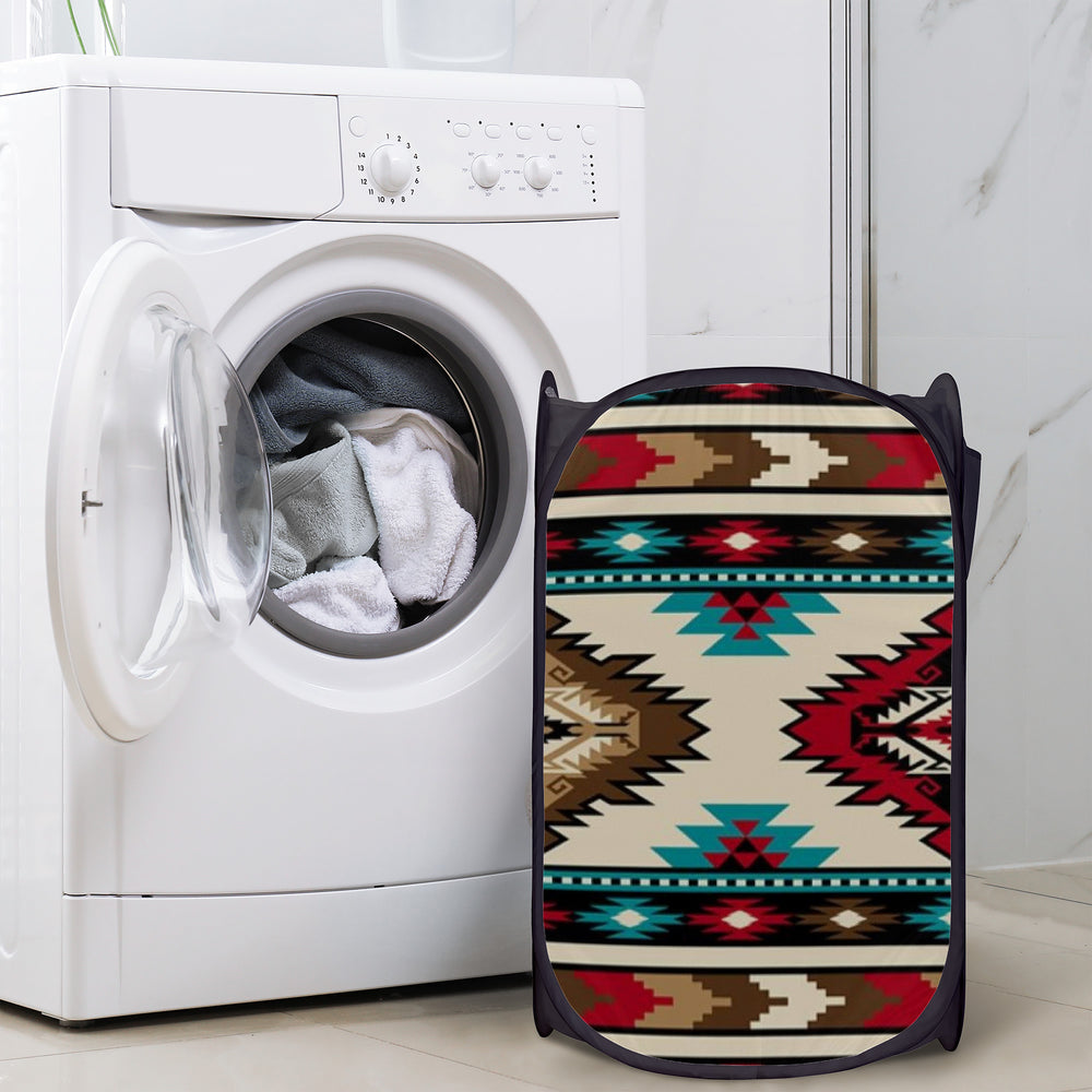Ti Amo I love you - Exclusive Brand - Southwest - Laundry Hamper Black