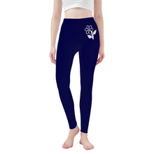 Load image into Gallery viewer, Ti Amo I love you - Exclusive Brand  - Stratos - White Daisy -  Yoga Leggings
