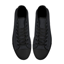 Load image into Gallery viewer, Ti Amo I love you - Exclusive Brand - High-Top Canvas Shoes - Black Soles
