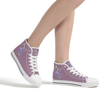 Load image into Gallery viewer, Ti Amo I love you  - Exclusive Brand  -High-Top Canvas Shoes - White Soles
